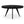 Moe's- Parq 60in Round Dining Table Black-  TL-1029-02