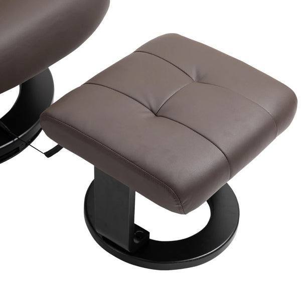 Wayne Recliner Chair with 10 Point Vibration  Massage and Footstool