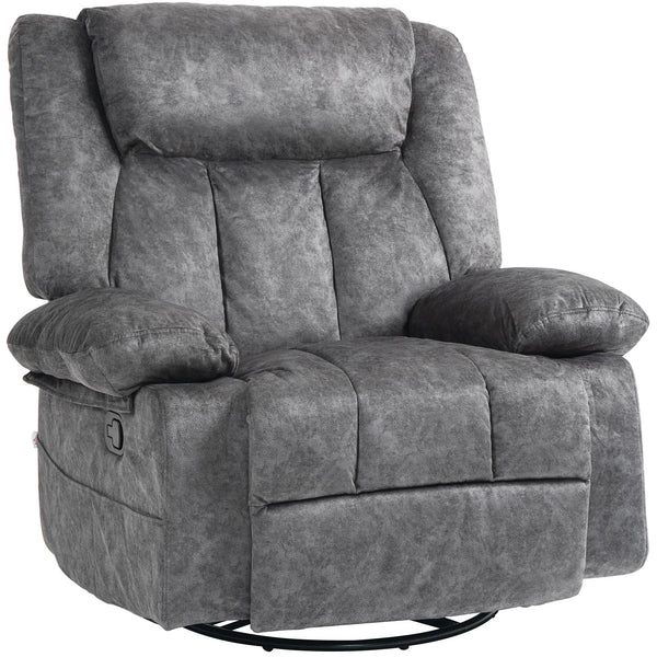 Voss Rocking Swivel Recliner Chair with Footrest