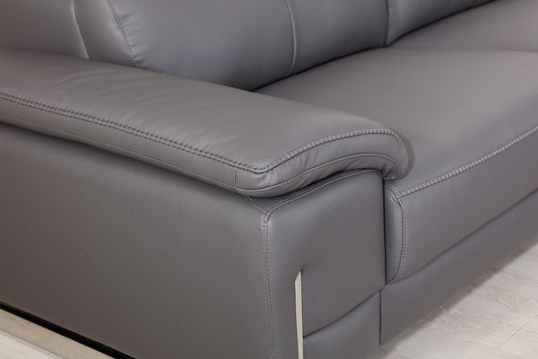 Global United- 636 DivanItalia Italian Leather Sofa